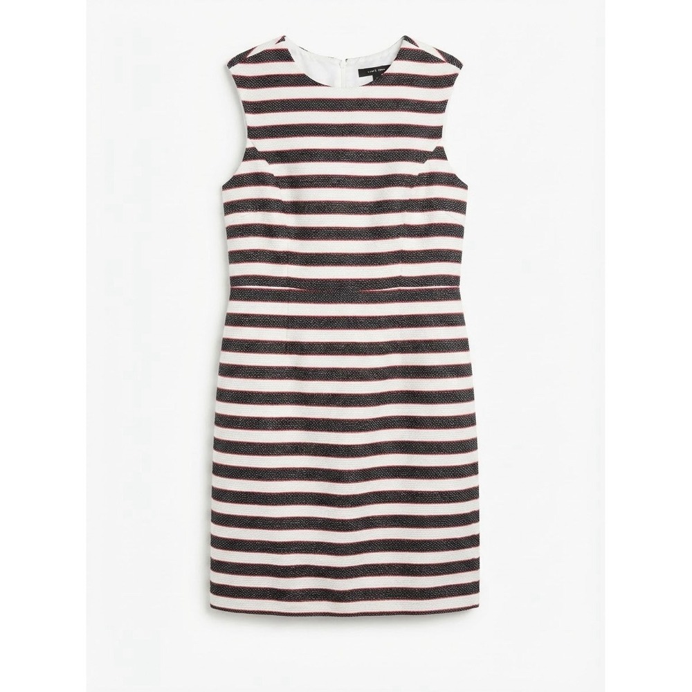 Banana Republic Dress New 14 Striped Classy Chic Fall Winter Knit Knee Length